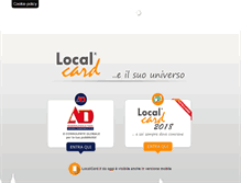 Tablet Screenshot of localcard.it